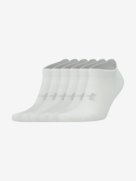 Носки Under Armour Essential No Show, белый, арт. 1382611u0f-100