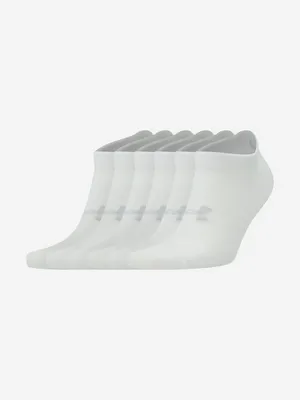 Носки Under Armour Essential No Show, белый, арт. 1382611u0f-100