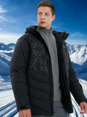 Пуховик мужской Volkl, черный, арт. 17631