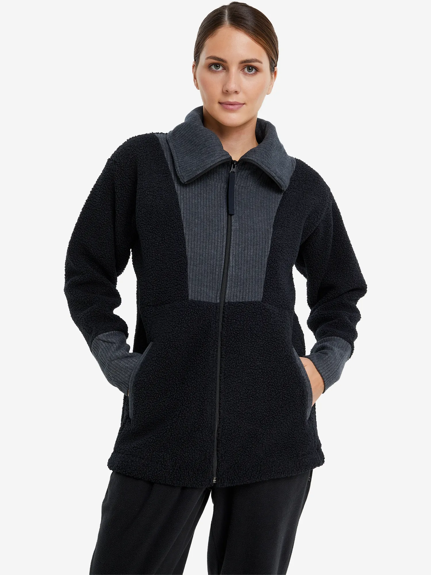Куртка женская Columbia Boundless Trek Fleece Full Zip, черный, арт. 2052231clb-010