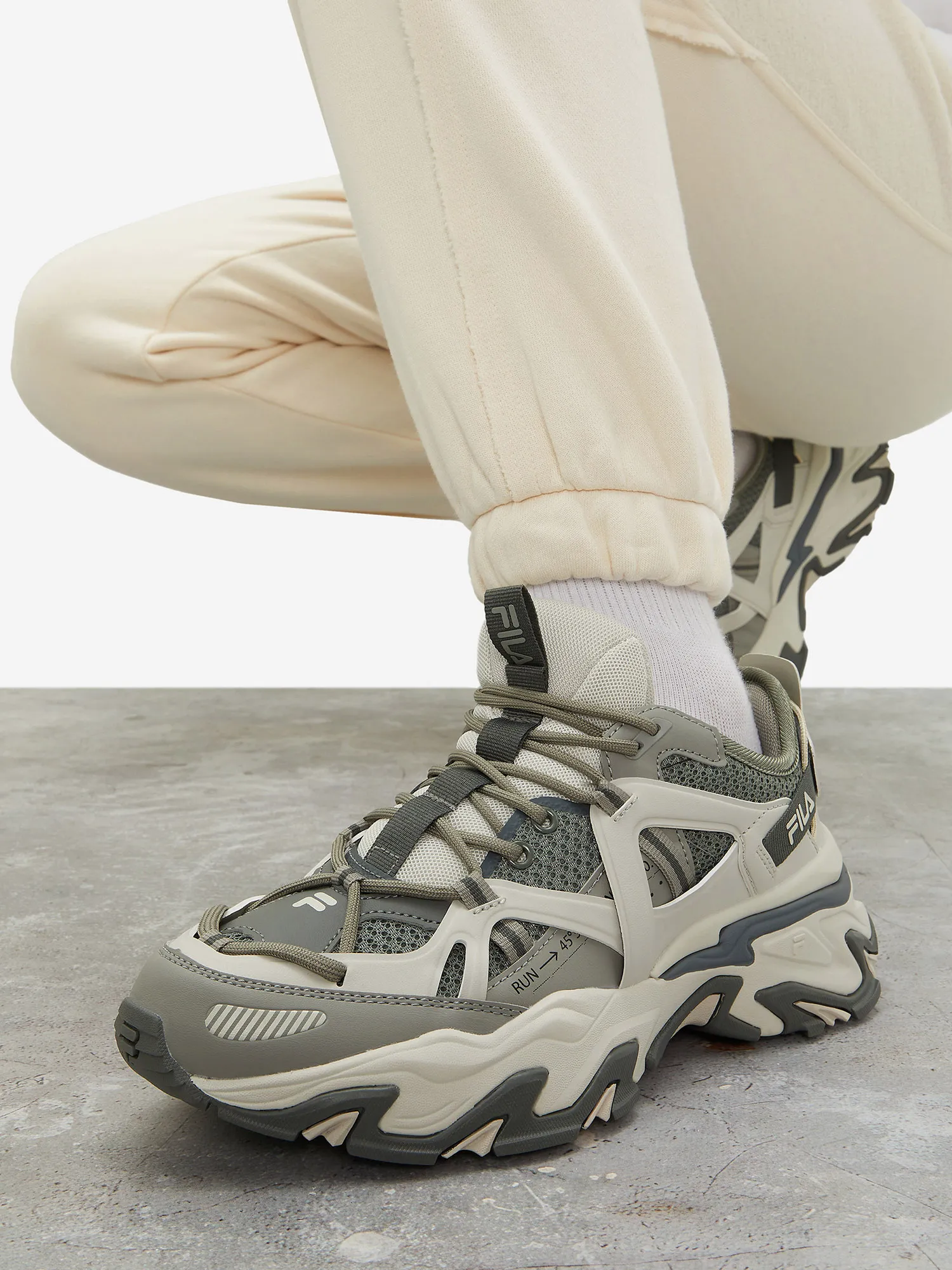 Кроссовки FILA Trace Low, серый, арт. 113812fla-63