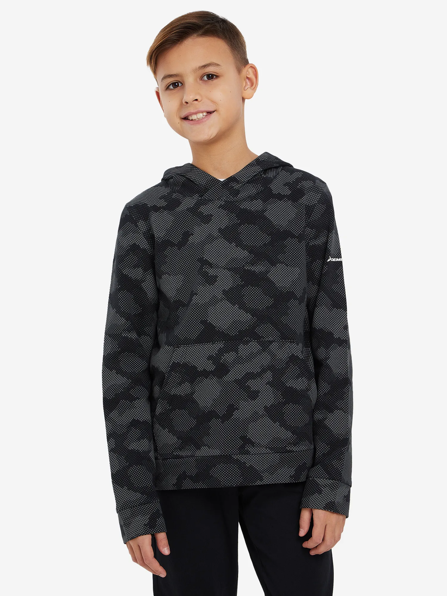 Худи Demix для мальчиков, черный, арт. 126339dmx-b6