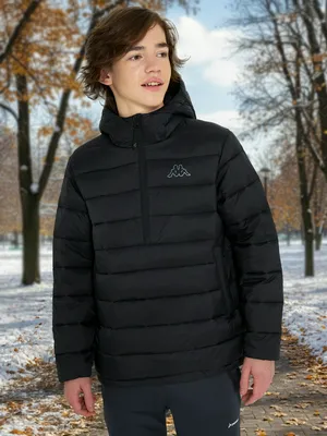 Анорак для мальчиков Kappa, черный, арт. 17752