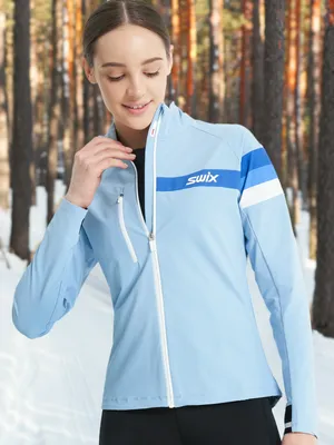 Куртка софтшелл Swix, голубой, арт. 12318S1D-72108