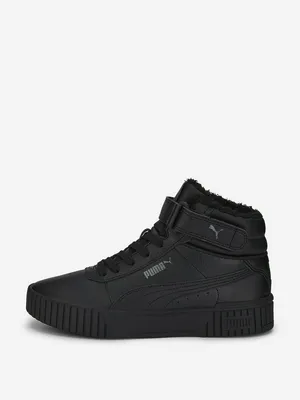 Кеды утепленные детские PUMA Carina 2.0 Mid Wtr, черный, арт. 387380P0P-01