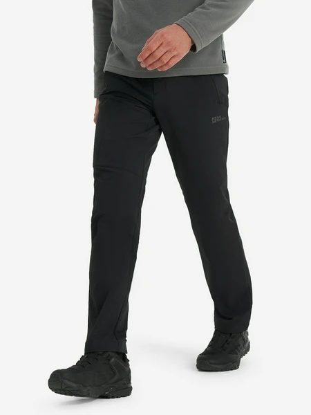 Брюки утепленные мужские Jack Wolfskin Glastal Winter, черный, арт. 1508531j01-6000