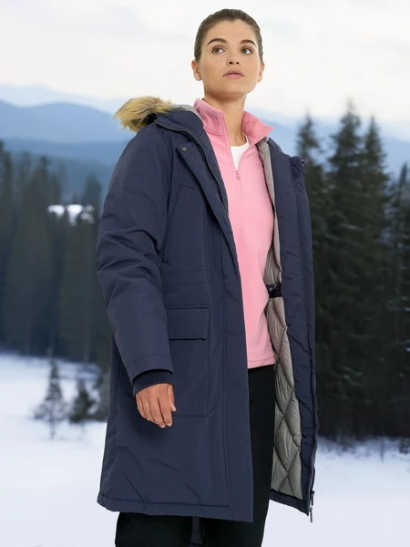 Пуховик женский Outventure, синий, арт. 130816out-v4