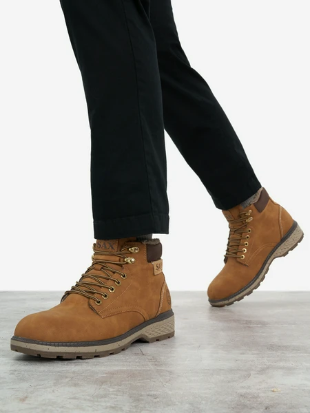Ботинки утепленные мужские SAX Rocky, бежевый, арт. sam421f26-05s95-.