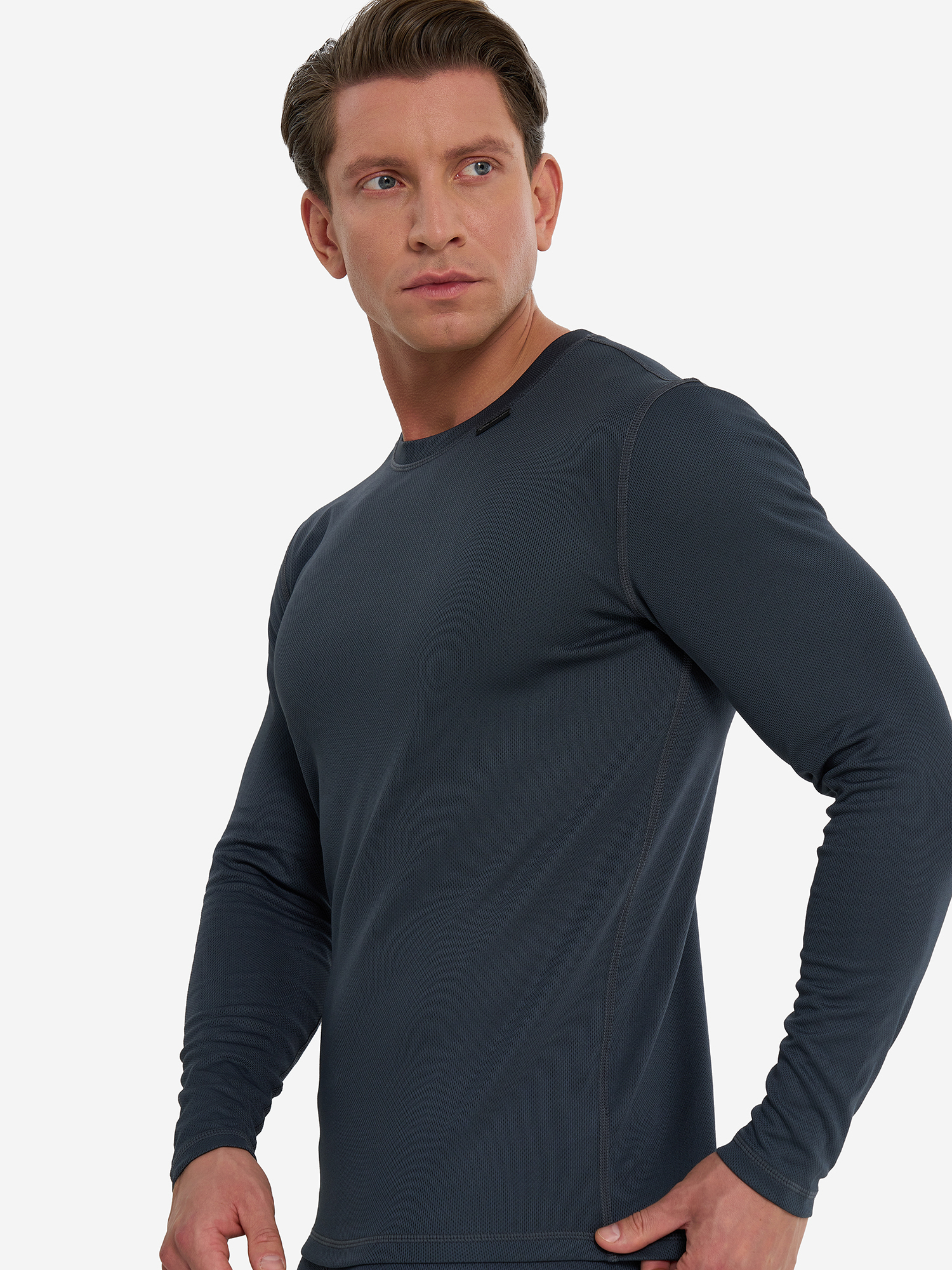 Мужское термобелье верх Glissade, серый, арт. 106687gsd-ab