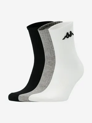 Носки Kappa, 3 пары, черный, арт. 127295KAP-BA