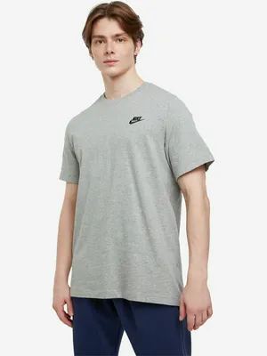 Футболка Nike Club, серый, арт. ar4997n06-064