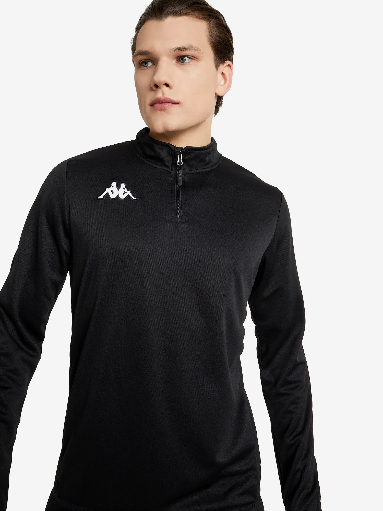 Джемпер футбольный мужской Kappa Tavole, черный, арт. 304ttk0kap-913