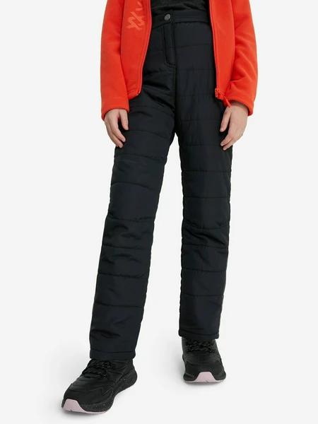 Брюки утепленные для девочек Outventure, черный, арт. 130981out-99