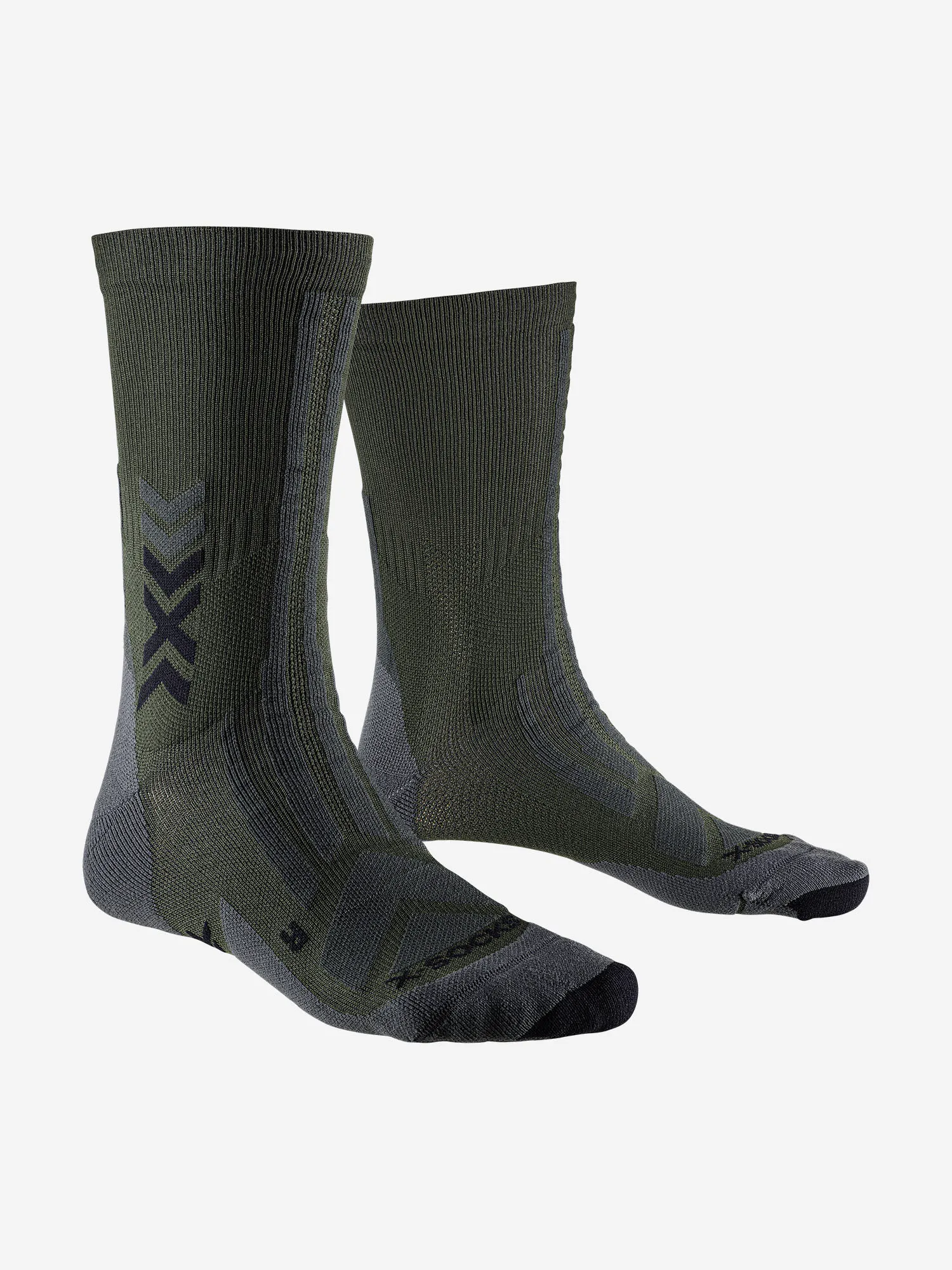 Носки X-Socks Hike Discover, зеленый, арт. xs-tqdis24mk69-e014