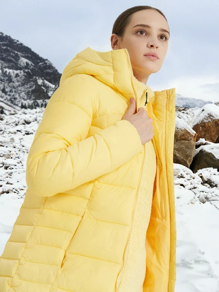 Пуховик женский Outventure, желтый, арт. 130248out-y0