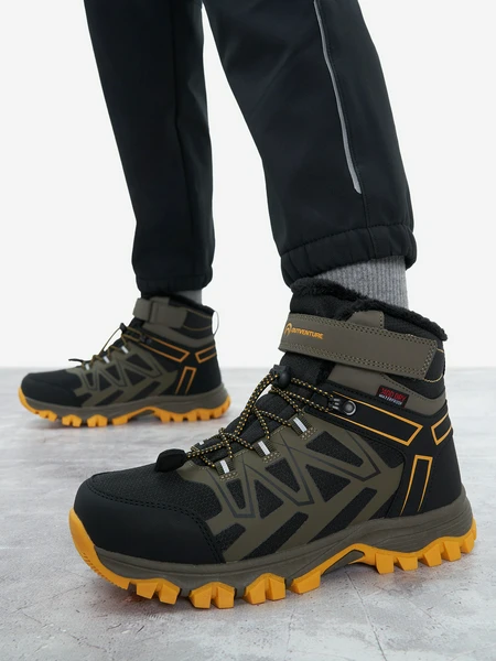 Ботинки утепленные Outventure Vulcan Wp, черный, арт. 133842out-bu