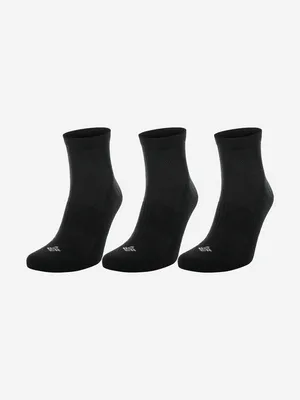 Носки Columbia New Cotton Quarter Socks, 3 пары, черный, арт. NCQS3PCLB-BLK