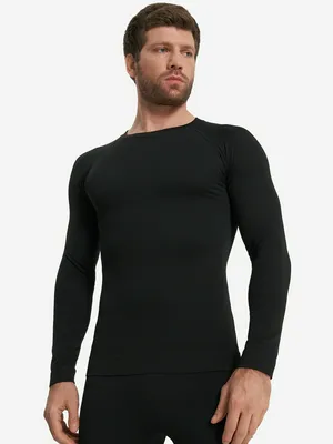Термобелье верх мужское, черный, арт. ELU243M870E0V-01