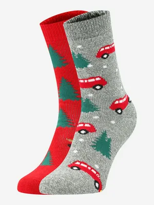 Носки Columbia Thermal Crew, разноцветный, арт. RCL888WCLB-RED/GR