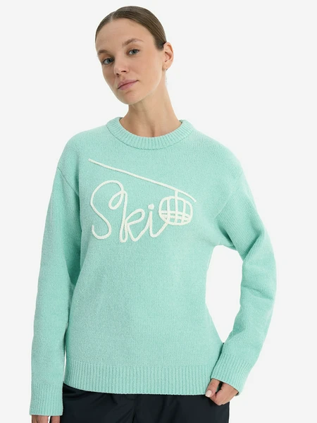 Свитер женский Glissade, зеленый, арт. 131707gsd-70