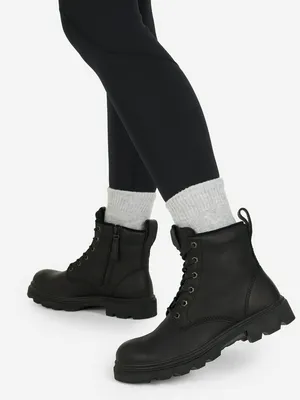 Ботинки утепленные женские ECCO Grainer, черный, арт. 214723e1a-01001