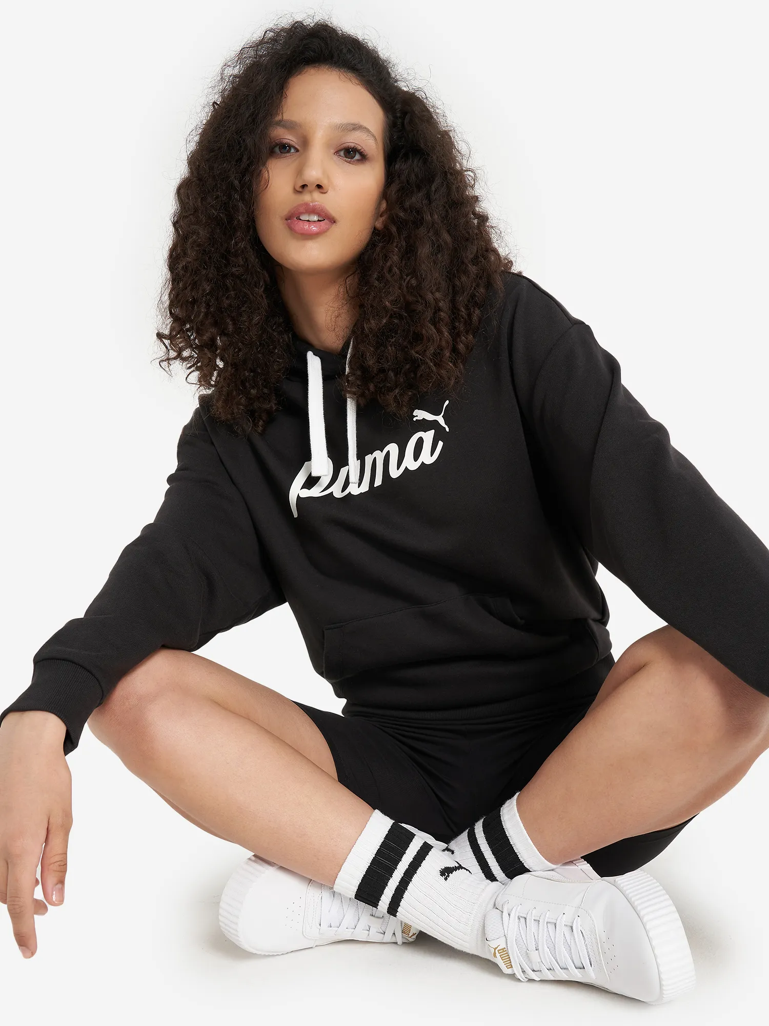 Худи PUMA Ess+ Blossom Script, черный, арт. 679348p0p-01
