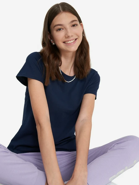 Футболка для девочек GSD, синий, арт. 127411g17-z4