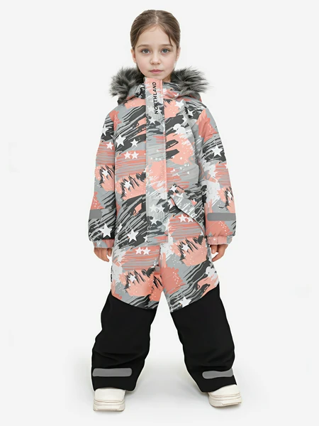 Комбинезон для девочек Northland, розовый, арт. 130977n16-k1