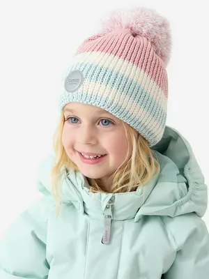 Шапка для девочек Lassie, розовый, арт. 72303302L10-4120