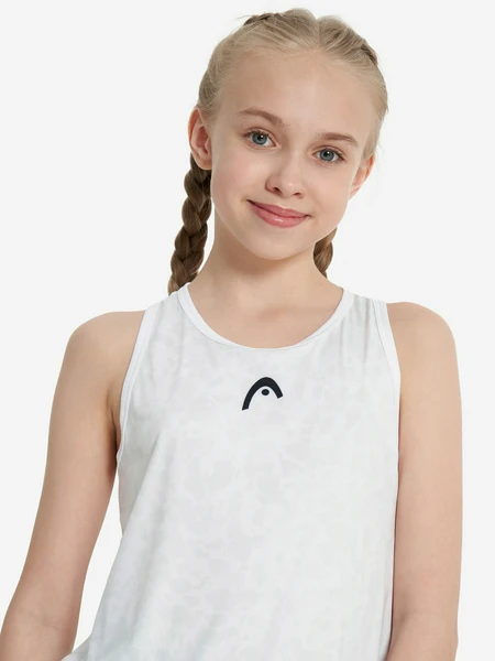 Майка для девочек Head Agility, голубой, арт. 816124h05-xwif