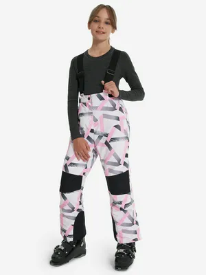 Брюки утепленные для девочек Glissade, розовый, арт. 131876