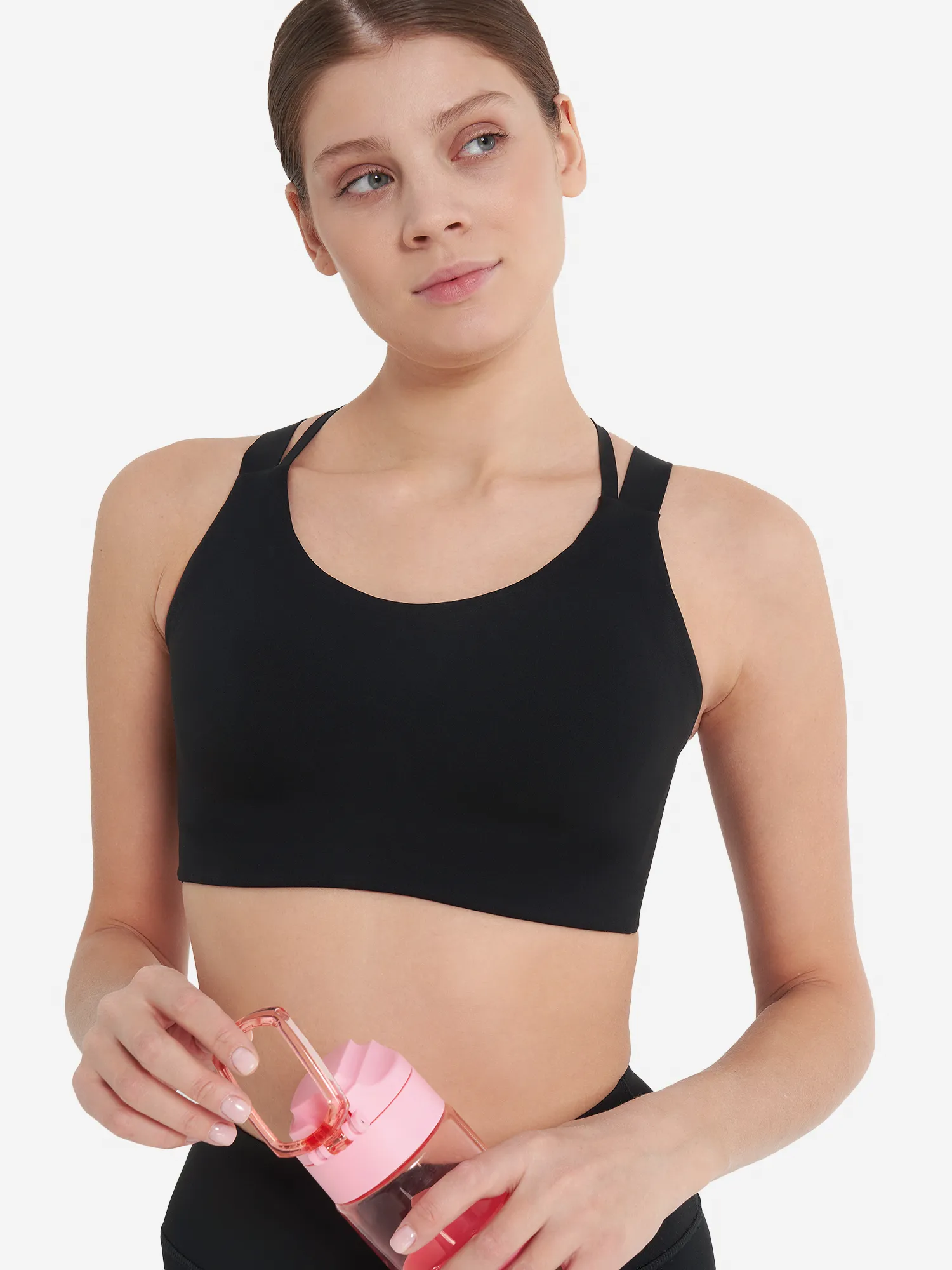 Топ бра спортивный, черный, арт. w562414503-4w361-.