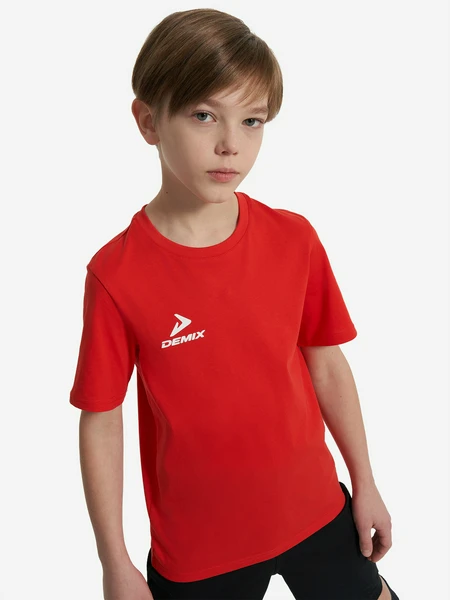 Футболка для мальчиков Demix, красный, арт. 135879dmx-r2