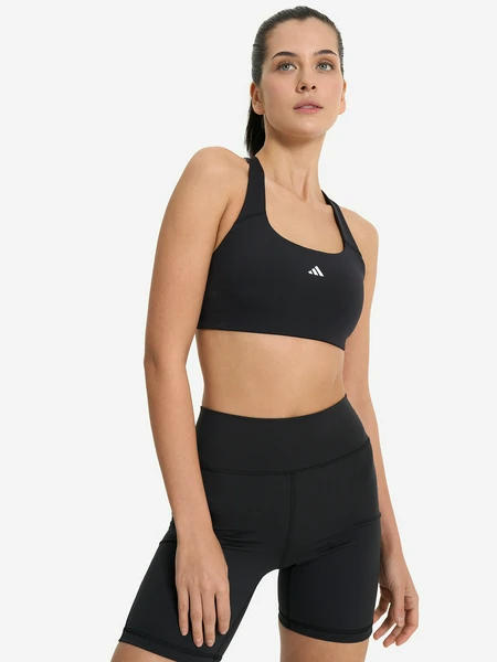 Топ бра спортивный Adidas, черный, арт. iq3360a01-.