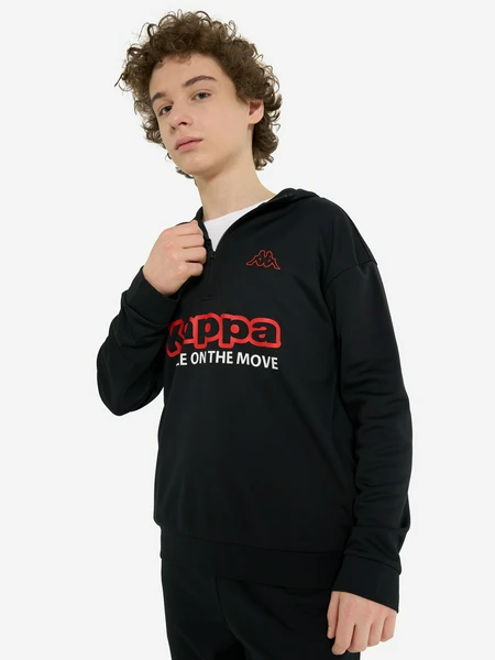Толстовка для мальчиков Kappa, черный, арт. 134387kap-99