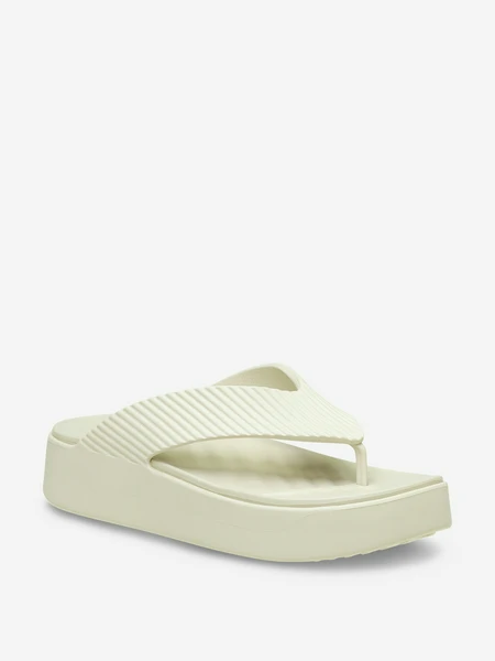 Шлепанцы женские Crocs Getaway Groove, бежевый, арт. 210700c1g-0lh