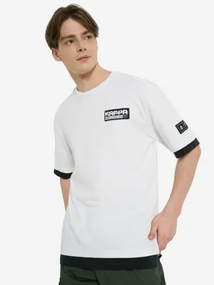 Футболка мужская Kappa, белый, арт. 18186