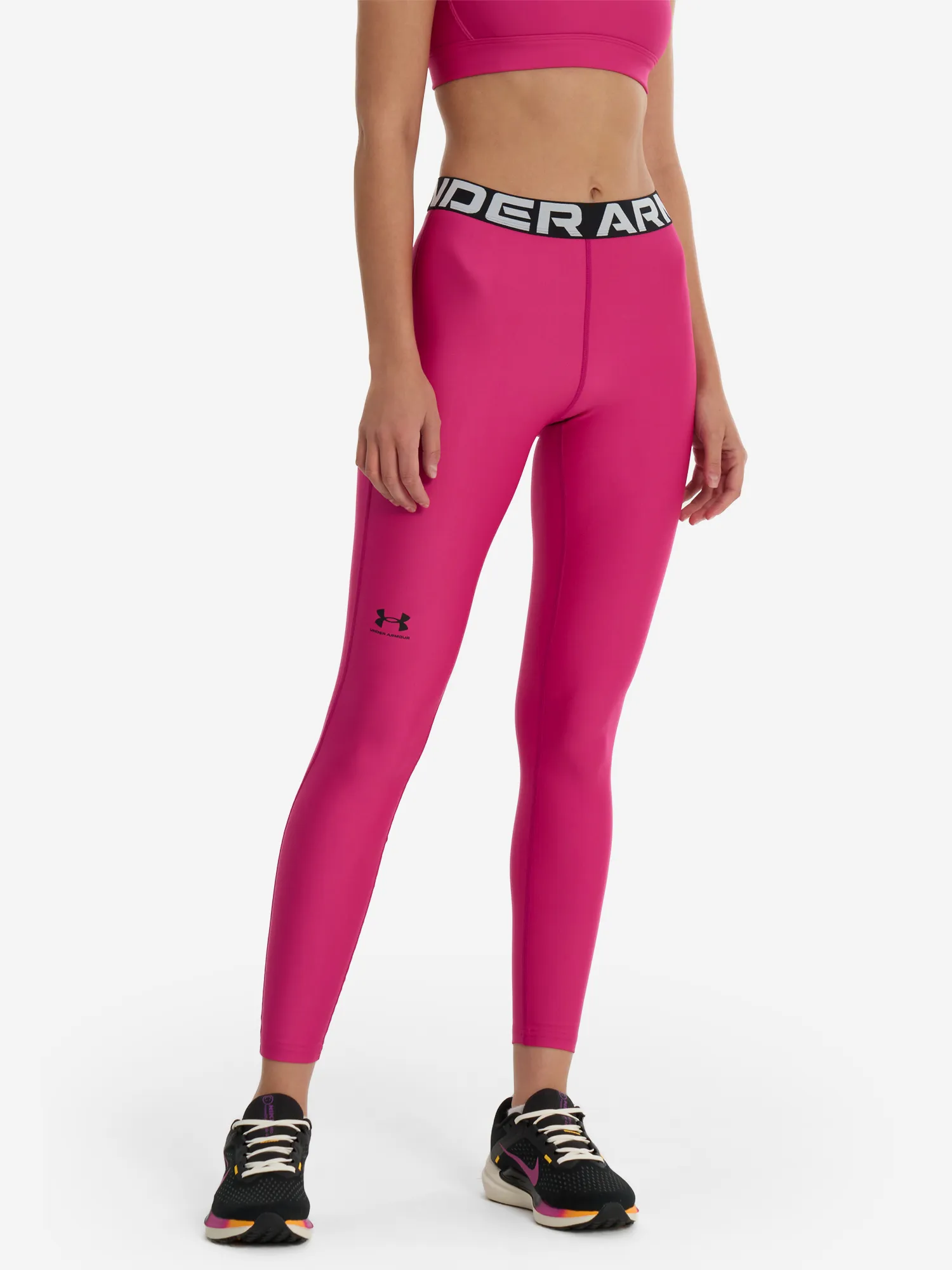 Легинсы женские Under Armour Authentics, розовый, арт. 1383559u0f-686