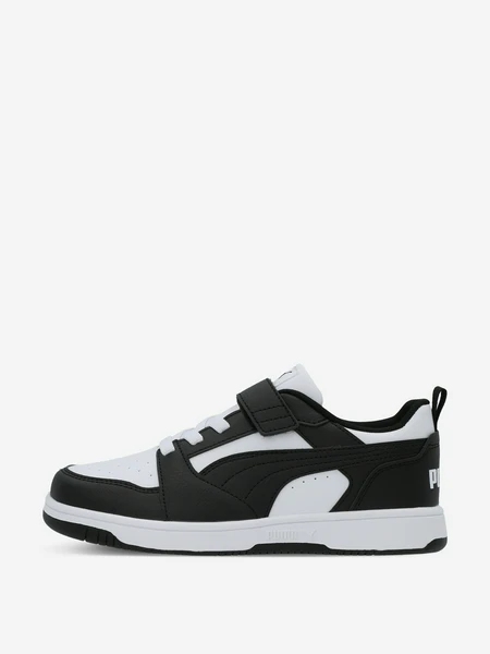 Кеды детские PUMA Rebound V6 Lo Ac+ Ps, белый, арт. 397419p0p-01