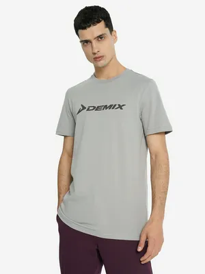 Футболка мужская оверсайз Demix, серый, арт. 119628DMX-95