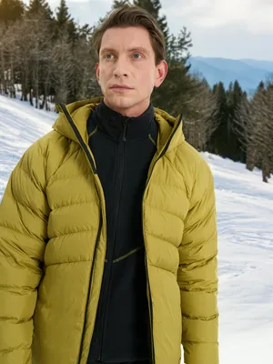 Пуховик мужской Northland Hongar, желтый, арт. 130420