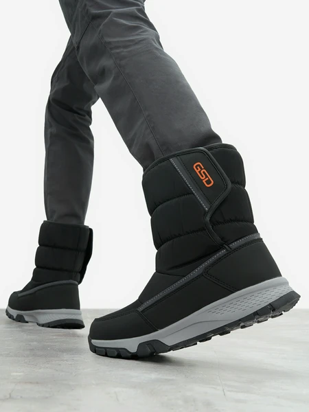 Дутики для мальчиков GSD Snowy, черный, арт. 129352g17-99