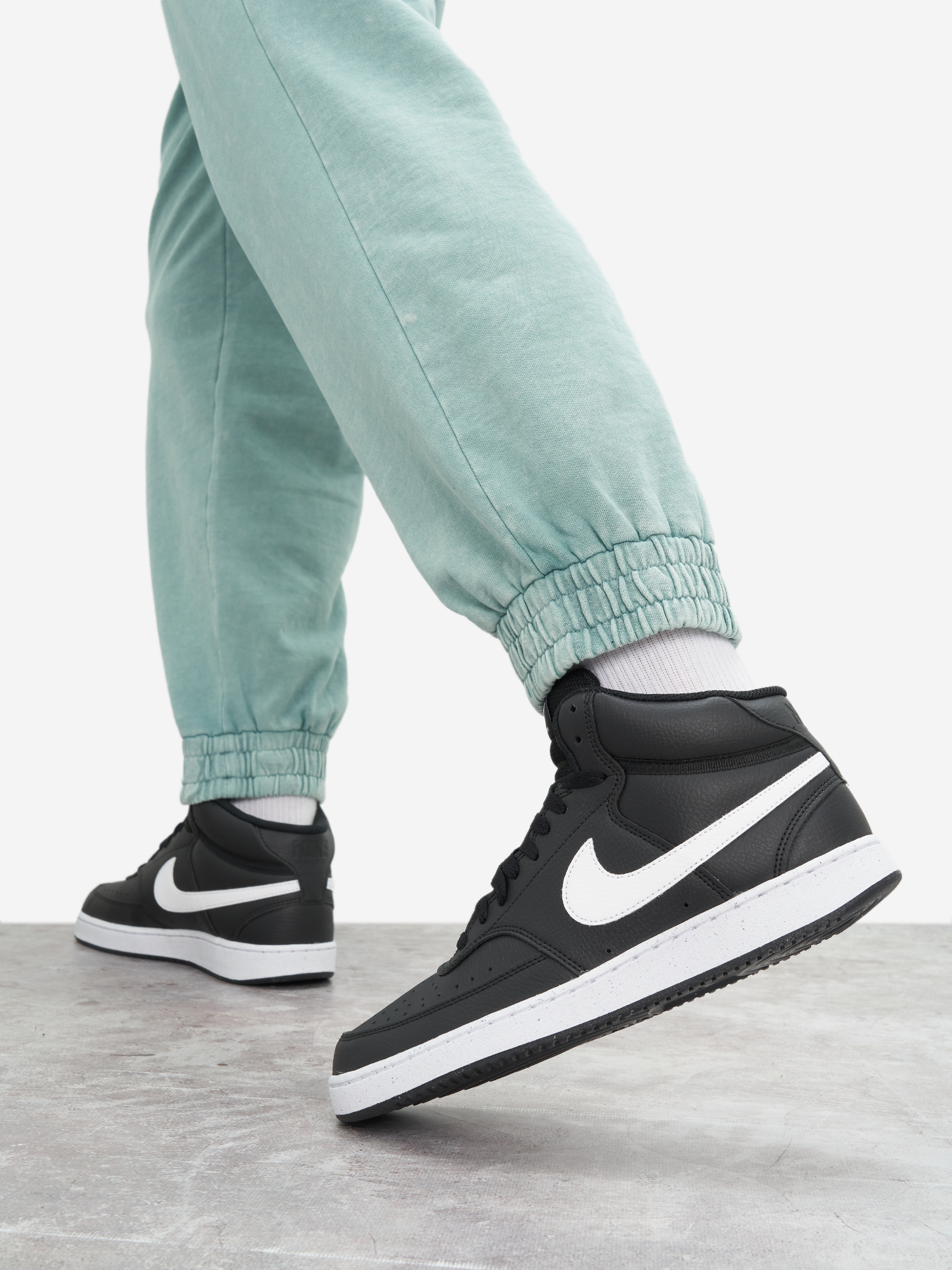 Кеды Nike Court Vision Mid Next Nature, черный, арт. dn3577n06-001