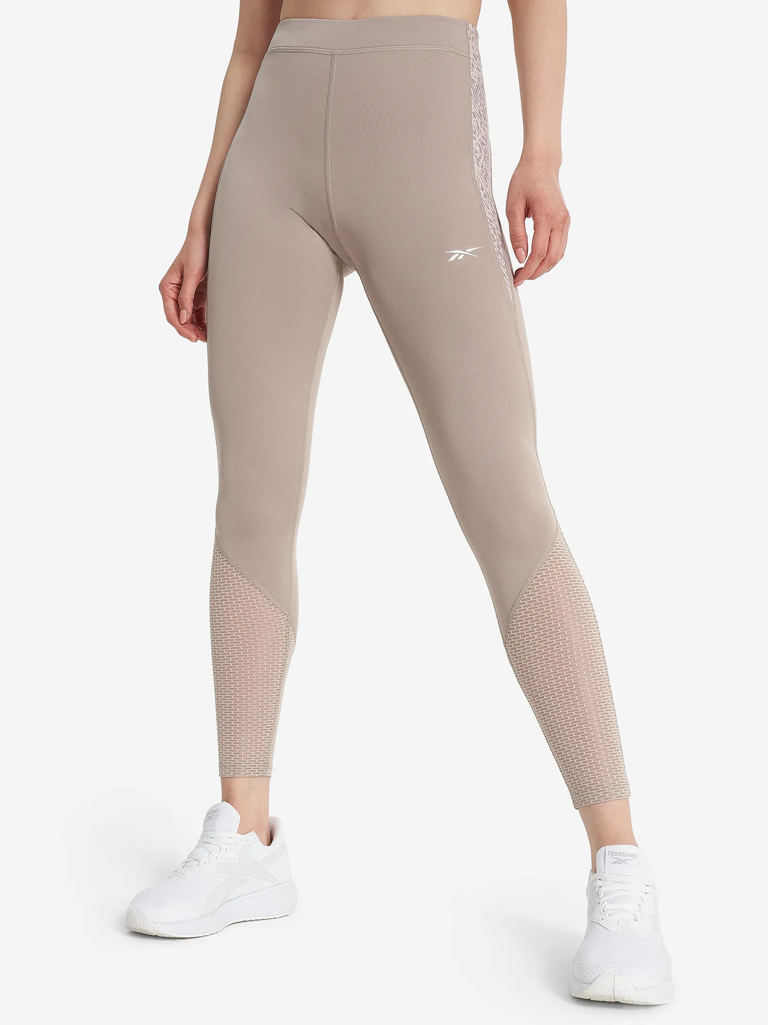 Легинсы Reebok Running, бежевый, арт. 100076060r00-.