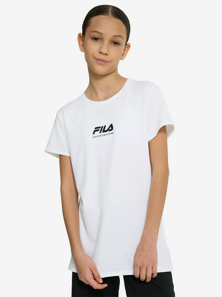 Футболка для девочек FILA, белый, арт. 18446
