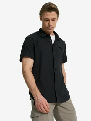 Рубашка с коротким рукавом Outventure, черный, арт. 18454