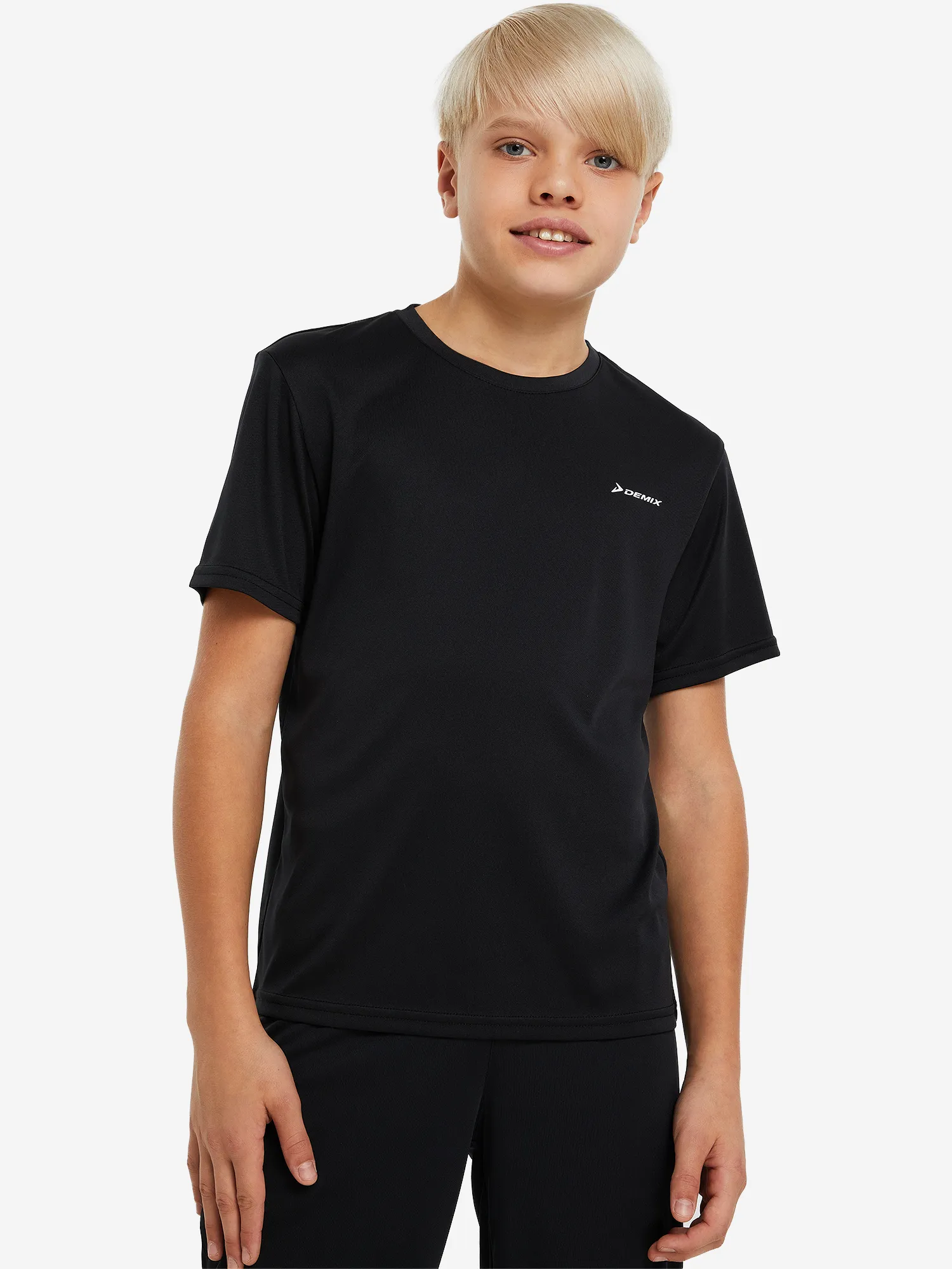 Футболка для мальчиков Demix, черный, арт. 127406dmx-99