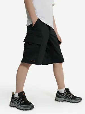 Шорты для мальчиков Outventure, черный, арт. 134755OUT-99