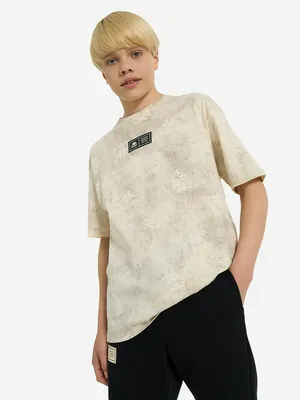 Футболка для мальчиков оверсайз Kappa, бежевый, арт. 137701KAP-C1