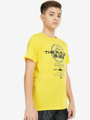 Футболка для мальчиков Demix, желтый, арт. 18551